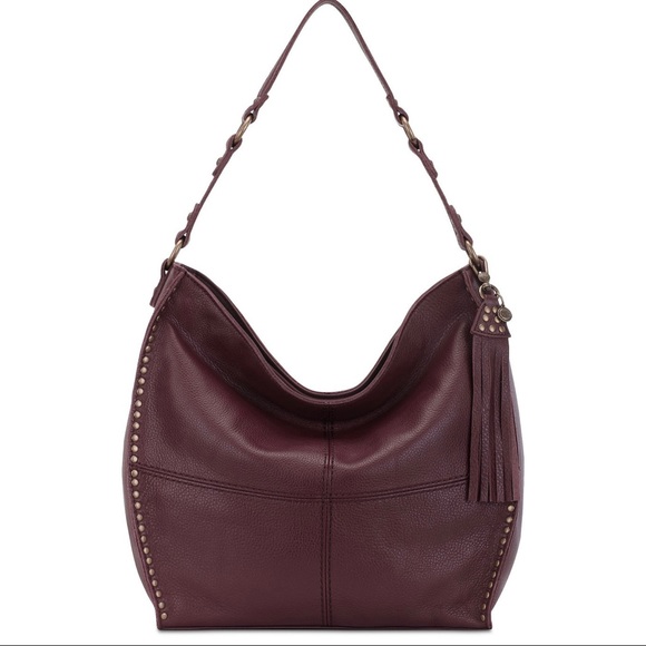 The Sak Handbags - THE SAK SILVERLAKE LEATHER HOBO BURGUNDY